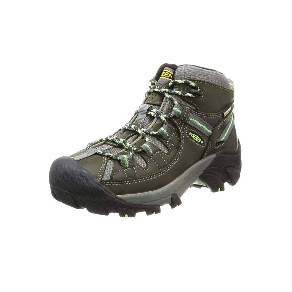 Keen Targhee ll Mid Waterproof Leather Mesh Hiking Boots Womens 7 Raven/ Opaline - Picture 2 of 12